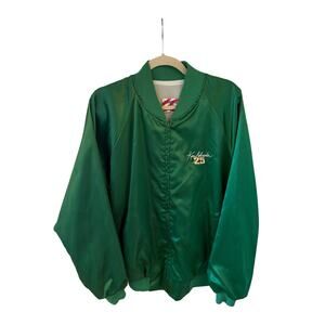 Vintage 1990’s Ken Schrader Green Nascar Racing Jacket sz XL